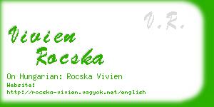 vivien rocska business card